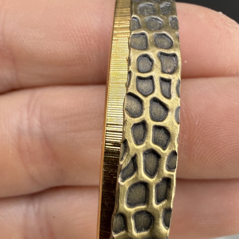 Vintage Monet Bracelet Bangle Gold Tone‎ 8" - Picture 6 of 8
